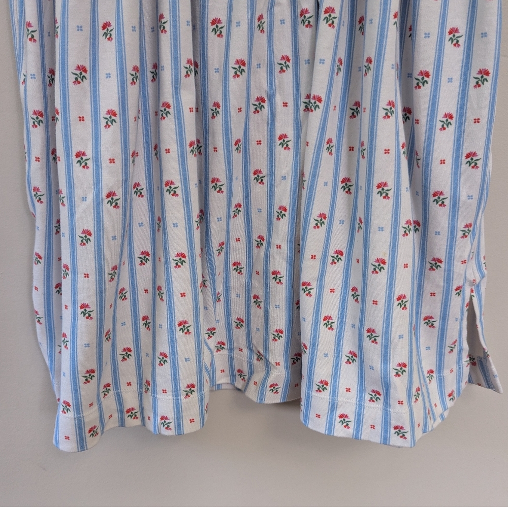 Hill House The Aurora Sleep Dress Floral Stripe Pajamas Nightgown Lounge - Picture 6 of 15